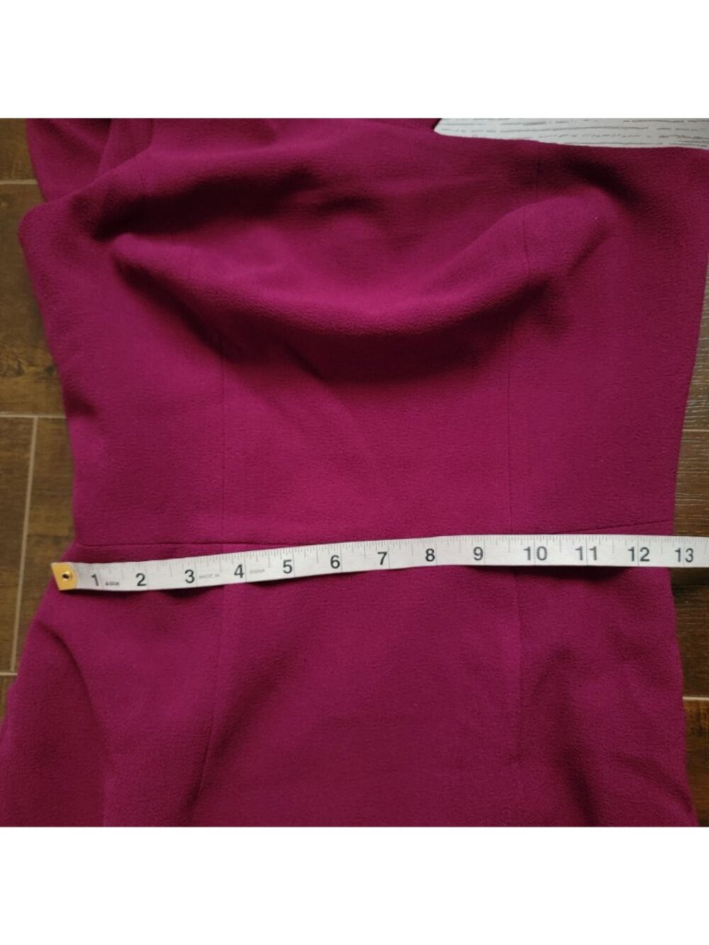 NEW Dress The Population Dress Tiffany Formal Elegant Dark Magenta Womens S - Picture 7 of 9